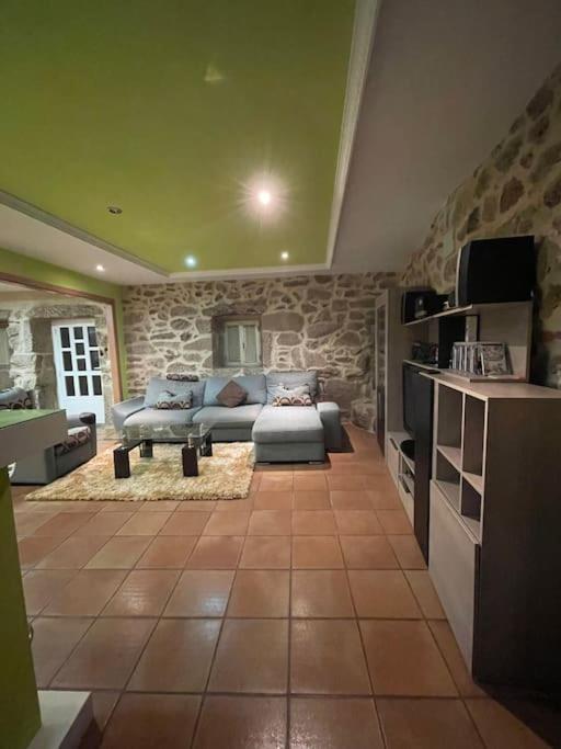 Chalet Casa Con Piscina En Arbo Vigo Esterno foto